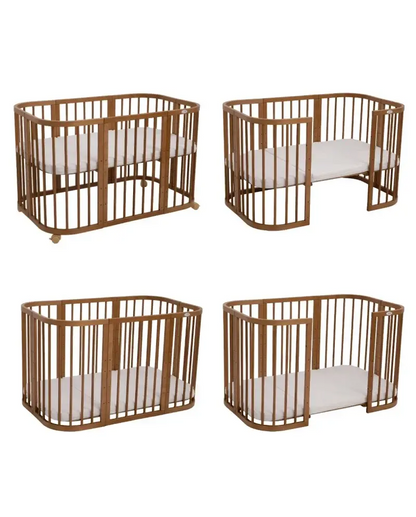 Babybett 7-in-1  Quadratische Form | B-Ware