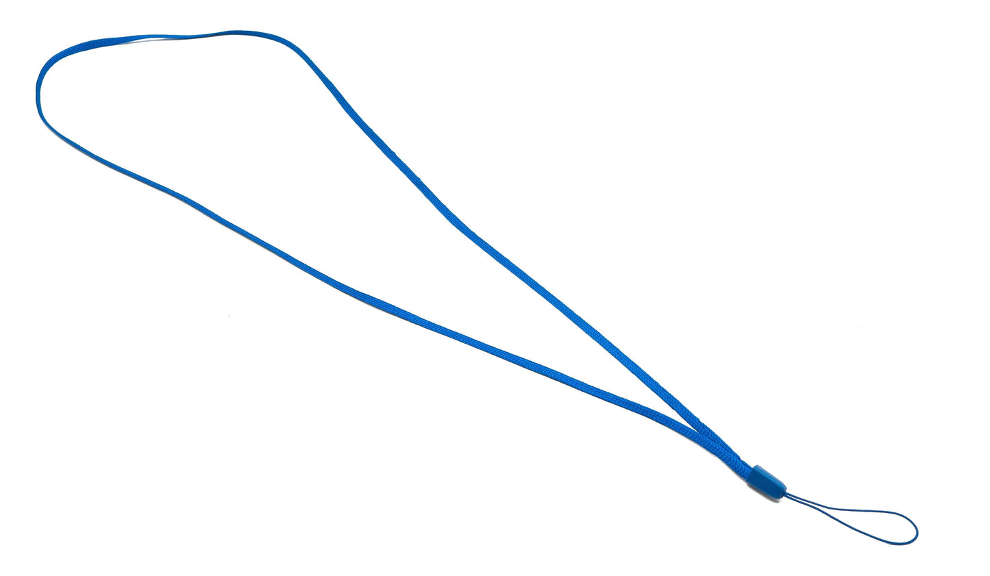 SYSTEM-S Neck Strap Lanyard with Loop in Blue for Smartphone MP3 Player