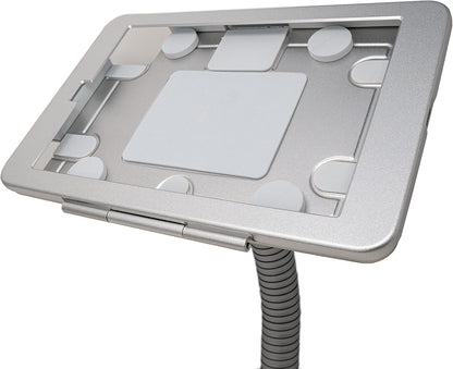 SYSTEM-S Tischständer Halterung abschließbar flexibel für iPad 7 8 9 10.2" (2019 2020 2021) A2270 A2428 A2429 A2430 A2197 A2200 A2198 A2199 A2602 A2604 A2603 A2605