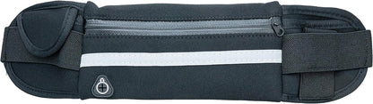 SYSTEM-S Tasche Gürteltasche Bauchtasche mit Flaschenhalter in Schwarz