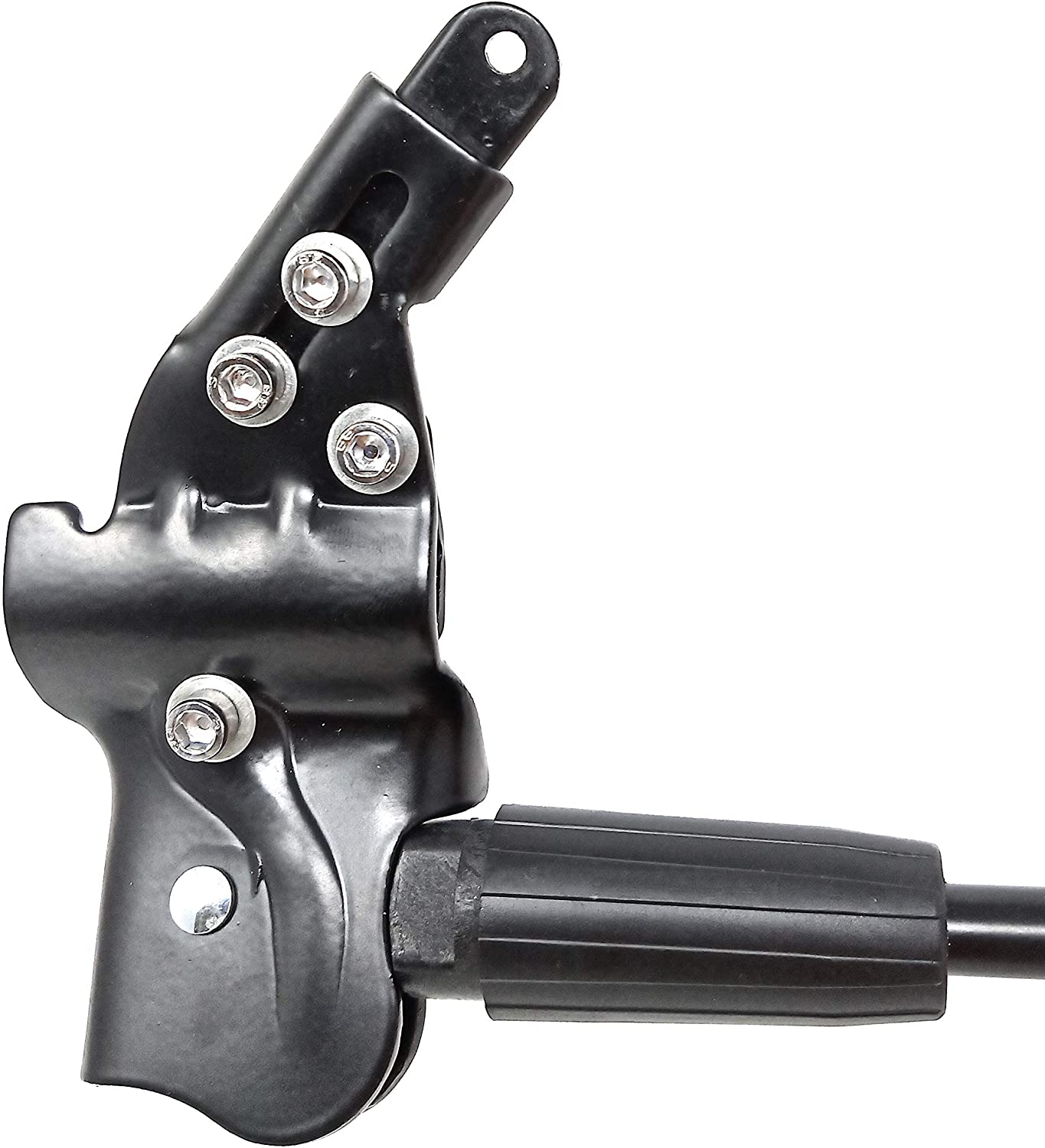 SYSTEM-S Fahrradständer Universal Seitenständer 4cm Lochabstand Arm Fahrrad Ständer, schwarz, Uni