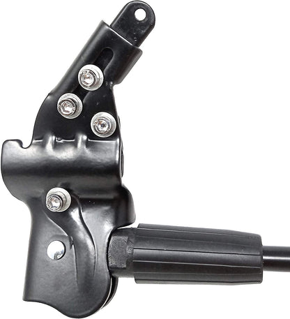 SYSTEM-S Fahrradständer Universal Seitenständer 4cm Lochabstand Arm Fahrrad Ständer, schwarz, Uni