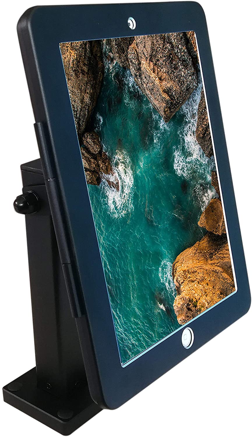 SYSTEM-S Abschließbare Wandhalterung für iPad Pro 12.9" (2018, 2020, 2021) A2378, A2461, A2379, A2462, A2229, A2069, A2232, A223, A1876, A1895, A1983, A2014