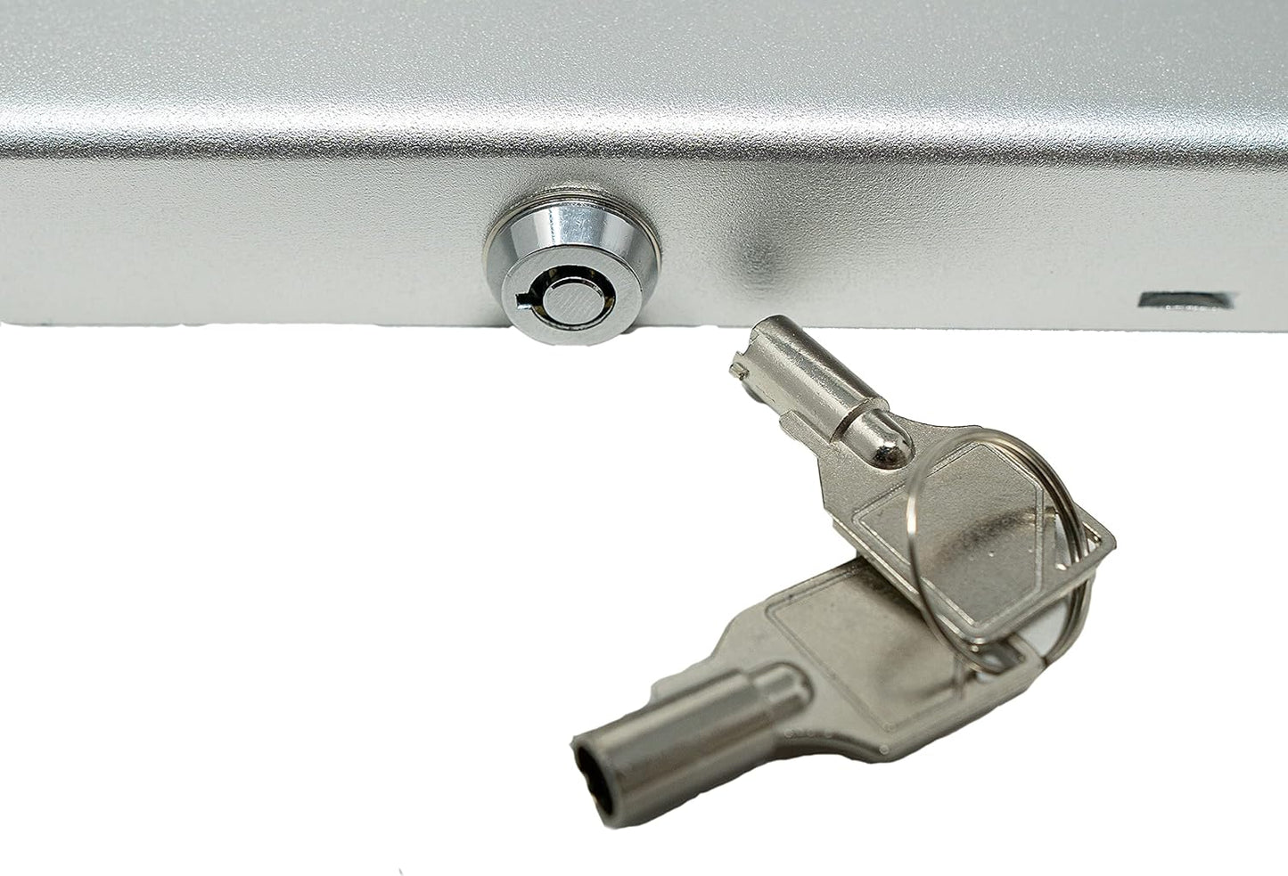 SYSTEM-S Stangen Halterung mit Schloss Befestigung aus Metall für iPad Pro 12.9" (2018, 2020, 2021)