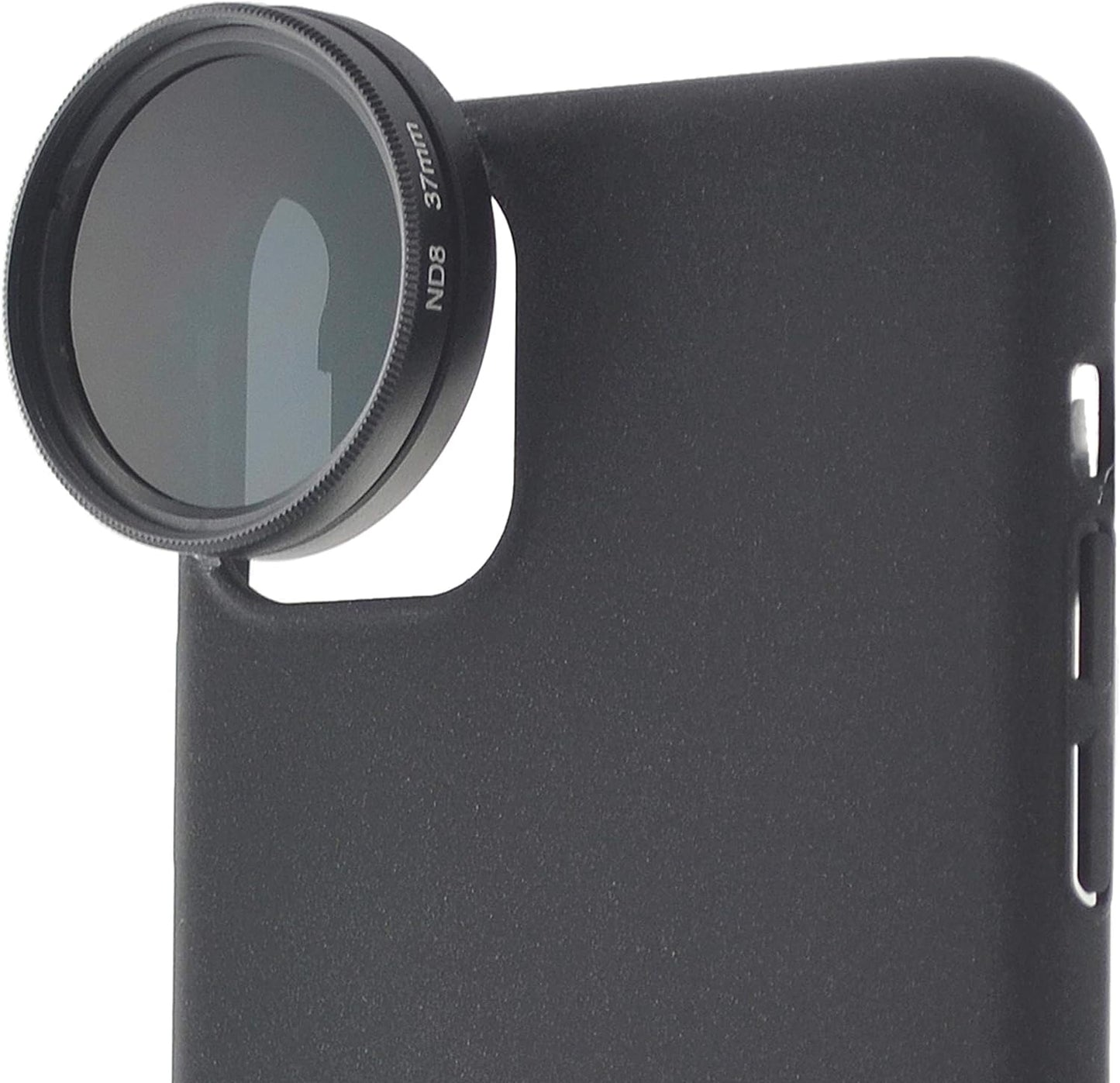 SYSTEM-S 5 Linsen Set Neutraldichtefilter Graufilter ND-Filter 37mm für iPhone 11 Pro