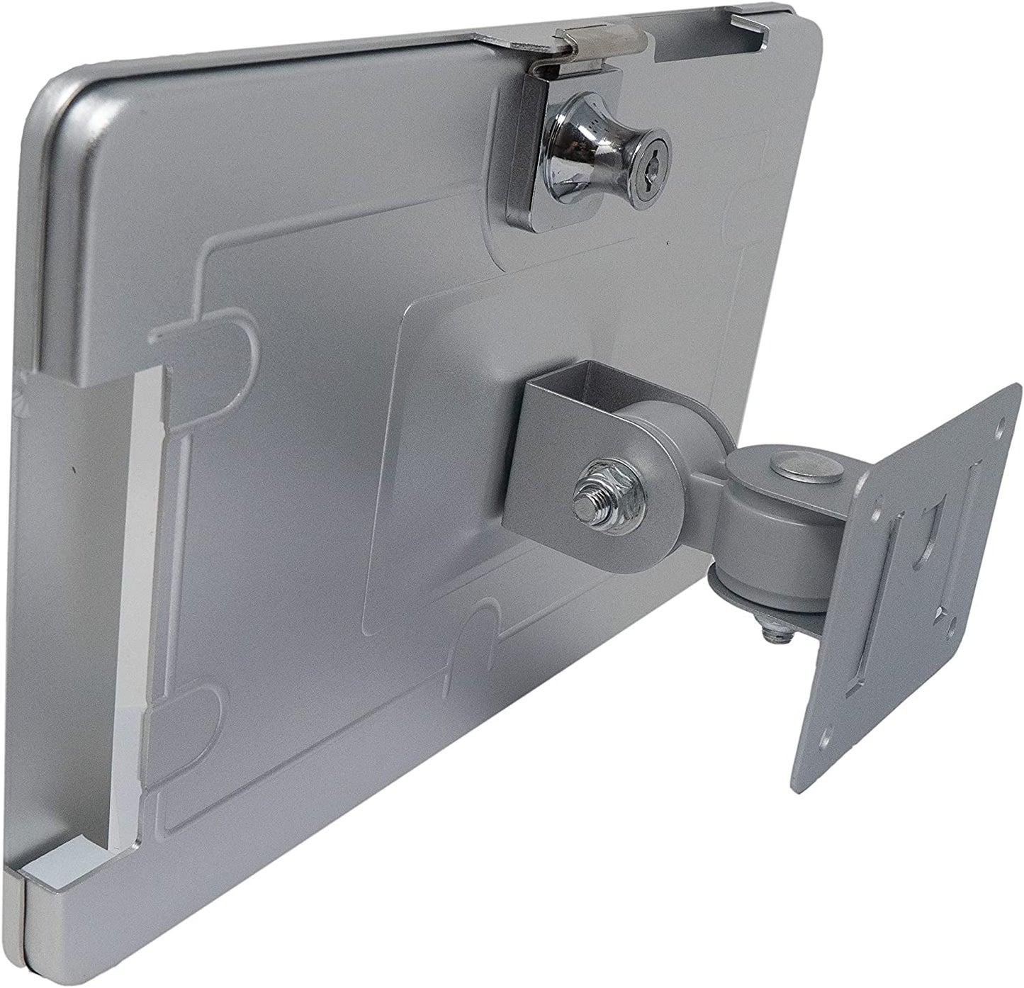 SYSTEM-S Wand Halterung abschließbar 360° für Microsoft Surface Pro 8 13.0" in Grau