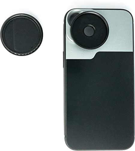 SYSTEM-S ND Vario Filter 37 mm 2 to 4000 Neutral Density with Case for iPhone 14