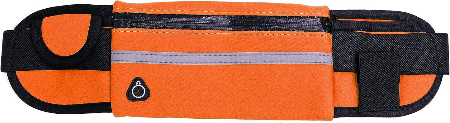 SYSTEM-S Tasche Gürteltasche Bauchtasche mit Flaschenhalter in Orange