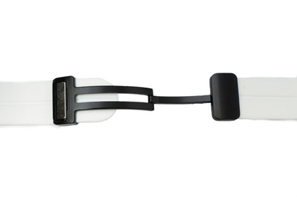 SYSTEM-S Armband 20 mm aus Silikon für Samsung Galaxy Watch 5 4 Smartwatch in Weiß