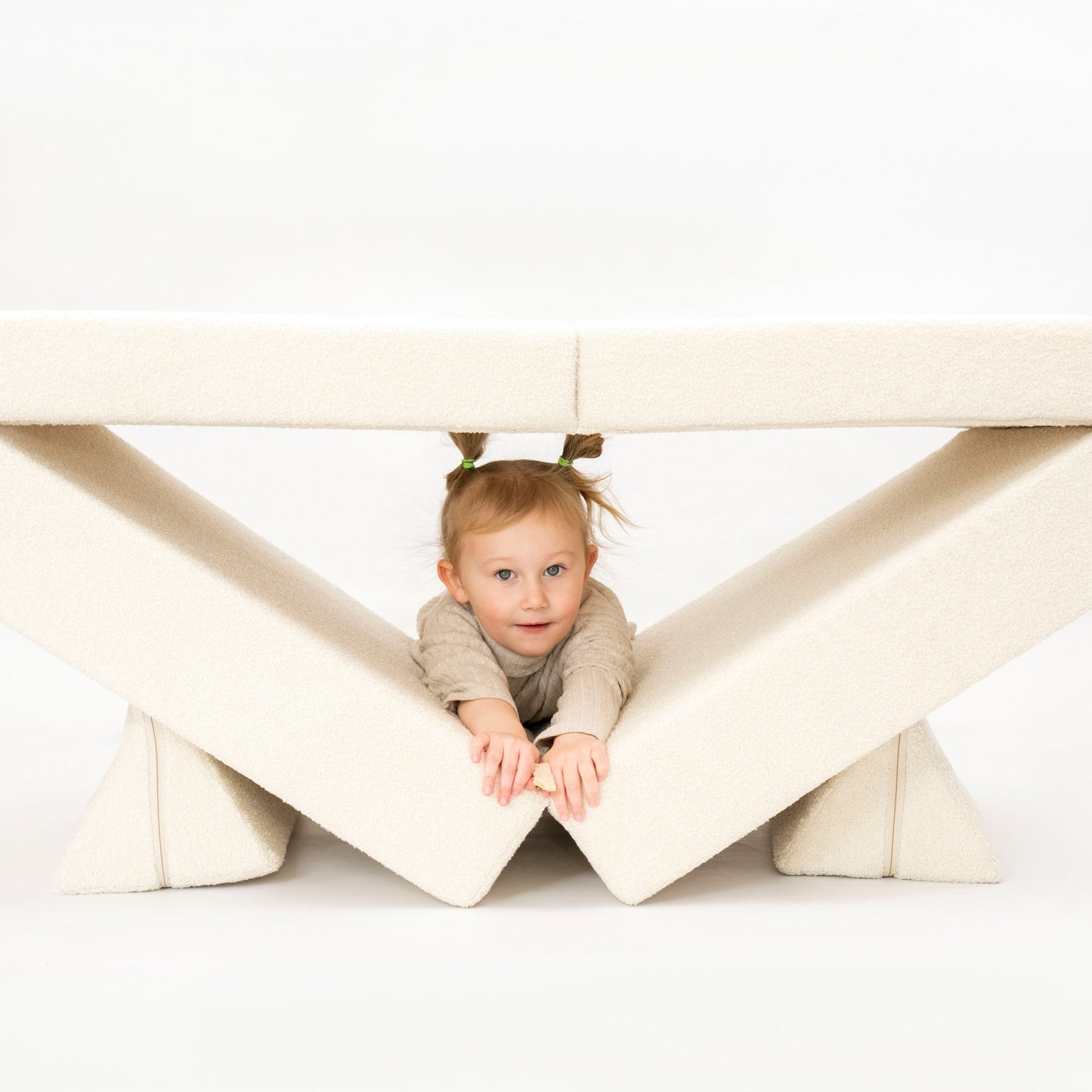 Play sofa teddy fabric Boucle – creative play fun &amp; coziness