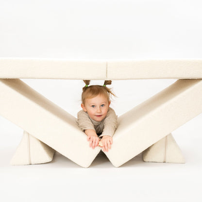 Play sofa teddy fabric Boucle – creative play fun &amp; coziness