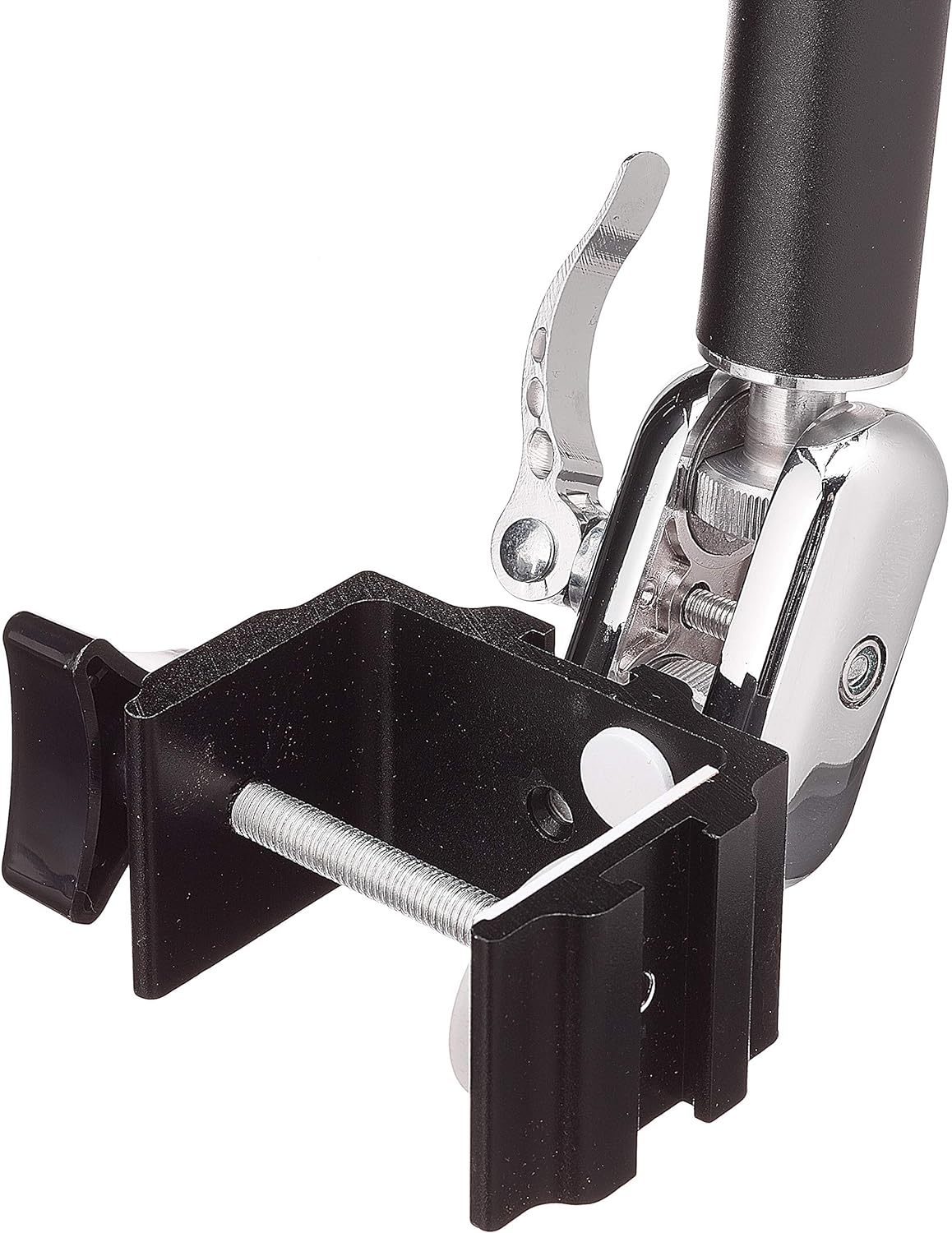 System-S Universal Schwanenhals Tisch Halterung Halter 2-Gelenkiger Haltearm für Tablet Pc's eBook Reader in Schwarz