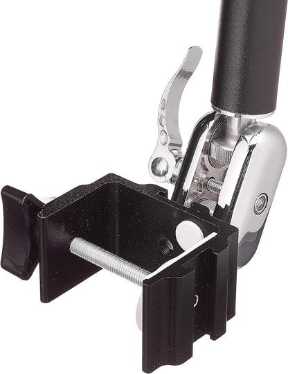 System-S Universal Schwanenhals Tisch Halterung Halter 2-Gelenkiger Haltearm für Tablet Pc's eBook Reader in Schwarz