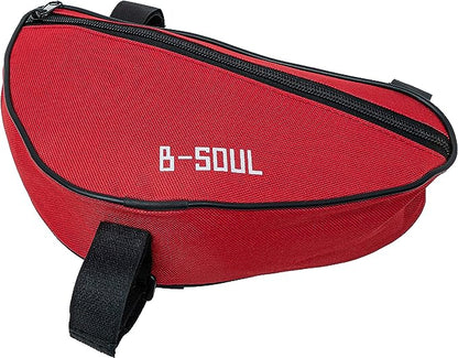 SYSTEM-S Fahrrad Tasche wasserfest Dreiecktasche Rahmentasche Triangeltasche Rot