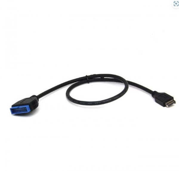 SYSTEM-S USB-C Type-E (Key-A) auf 20-Pin Mainboard-Adapterkabel – 30 cm