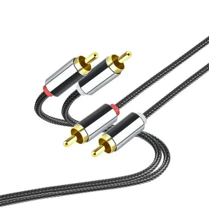 RCA Male to RCA Male Cable Cinch Cable Audio Gold Plated