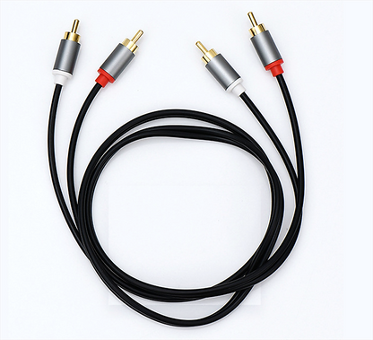 RCA Male to RCA Male Cable Cinch Cable Audio Gold Plated