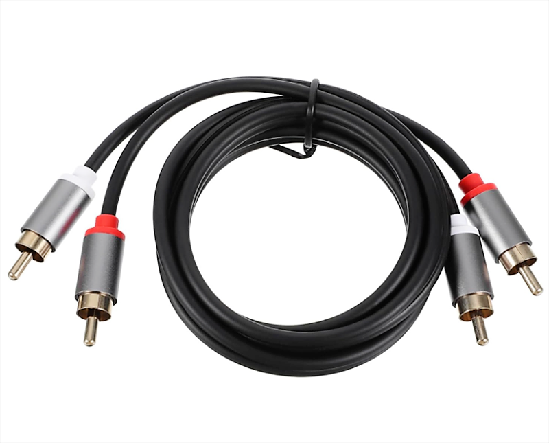RCA Male to RCA Male Cable Cinch Cable Audio Gold Plated
