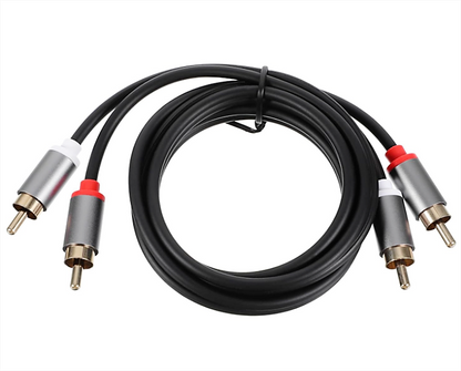 RCA Male to RCA Male Cable Cinch Cable Audio Gold Plated