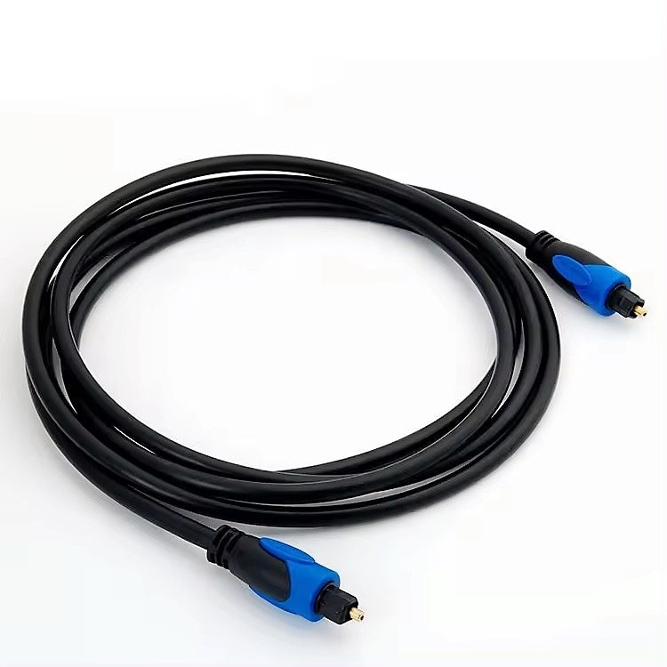 Toslink Cable Optical Digital Audio Cable LWL SPDIF Gold Plated Blue/Black