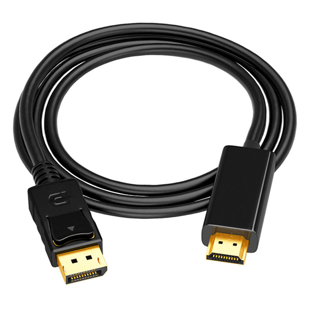 DP Male to HDMI Male Cable Converter DisplayPort to HDMI 4Kx2K Thunderbolt 3D Gold Plated