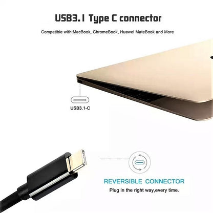 USB-C Male to HDMI Male Cable 1.8m 4K@30Hz USB-C 3.1 Gold Plated