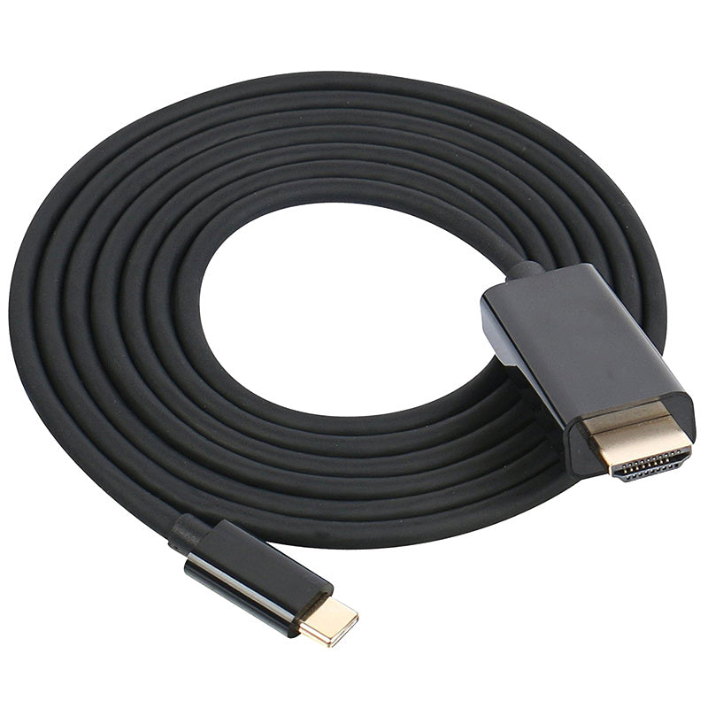 USB-C Male to HDMI Male Cable 1.8m 4K@30Hz USB-C 3.1 Gold Plated