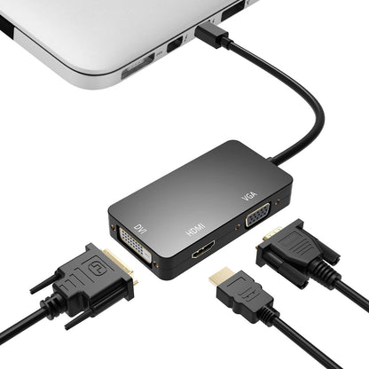 Mini DP to HDMI/VGA/DVI Adapter Mini DisplayPort 1080p