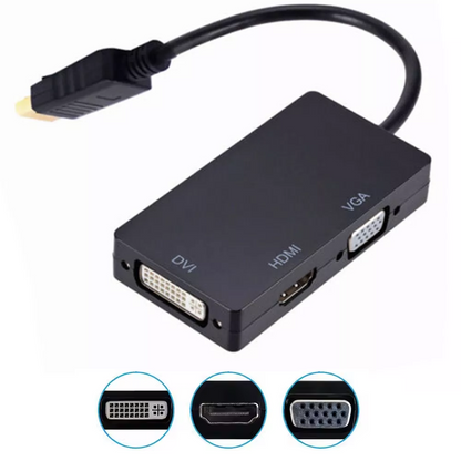 DP to HDMI/VGA/DVI Adapter 1080p