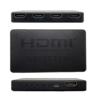 1-in-4-out HDMI Splitter 4K Ultra HD 4K@30Hz 1080p@60Hz