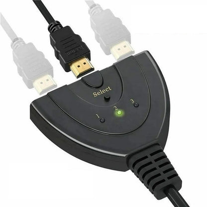 3-in-1-out HDMI Switch Full HD 1080p or Ultra HD 4K
