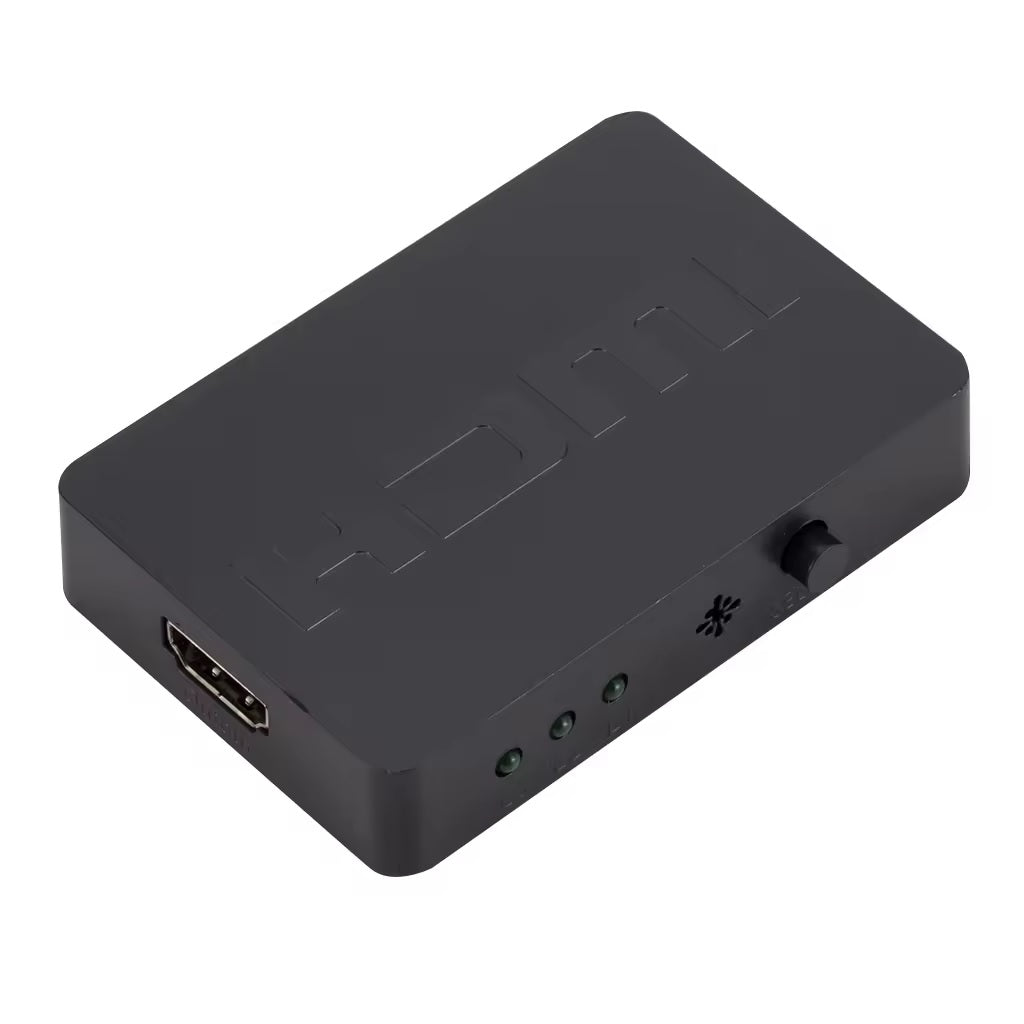 3-in-1-out HDMI Switch Full HD 1080p or Ultra HD 4K with remote