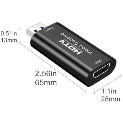 Video Capture Card HDMI USB + USB-C cable