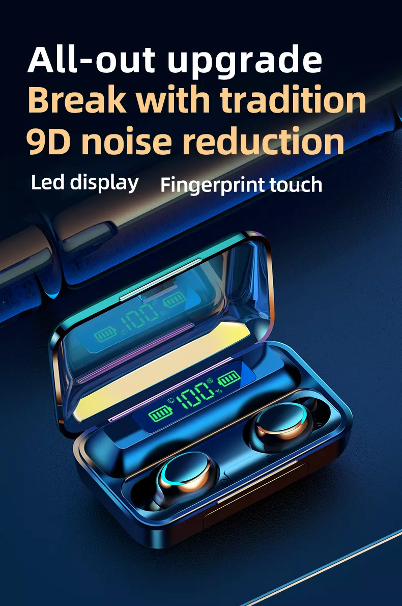In-Ear Headphones Bluetooth Wireless Earphones Touch Control TWS