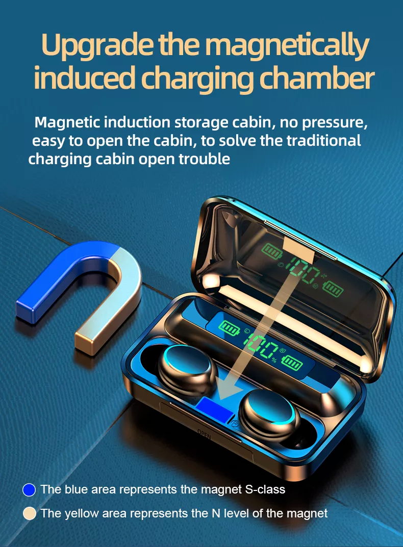In-Ear Headphones Bluetooth Wireless Earphones Touch Control TWS