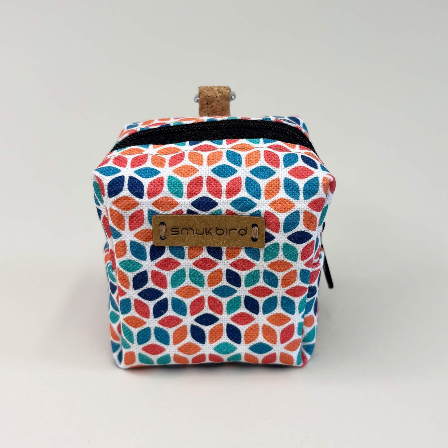 Mini bag for headphones &amp; co. | Made of organic cotton | Colorful design | PocketCube model