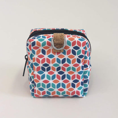 Mini bag for headphones &amp; co. | Made of organic cotton | Colorful design | PocketCube model