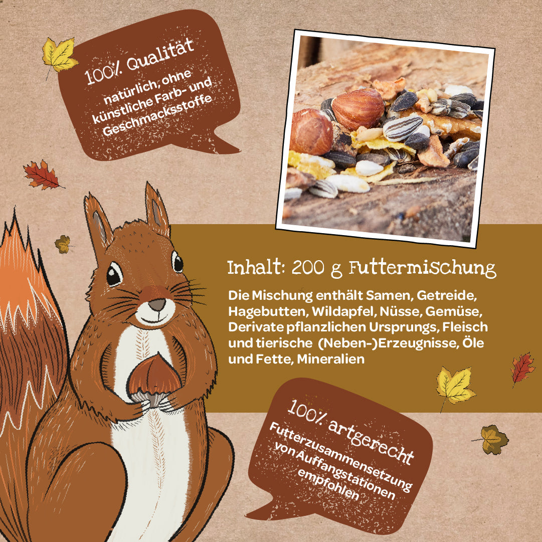 Open-air buffet for squirrels