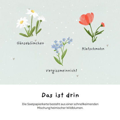 Grußkarte - Bee Happy