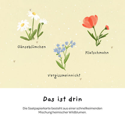 Grußkarte - Hallo Sonnenschein