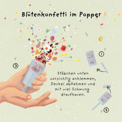 Flower Confetti - Love You Bestie