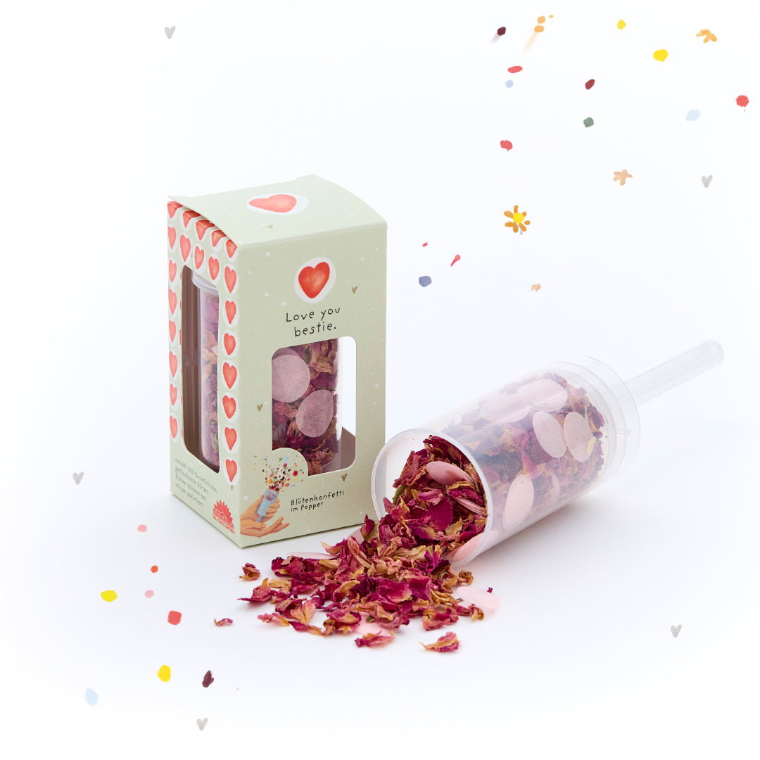 Flower Confetti - Love You Bestie