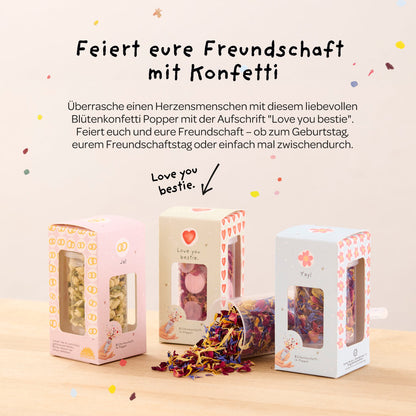 Flower Confetti - Love You Bestie