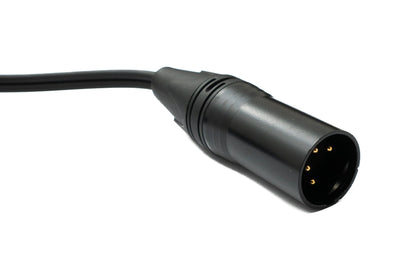SYSTEM-S Ersatz Kabel 2 m XLR 4 polig Stecker für Sennheiser HD 660 650 600 580 Kopfhörer