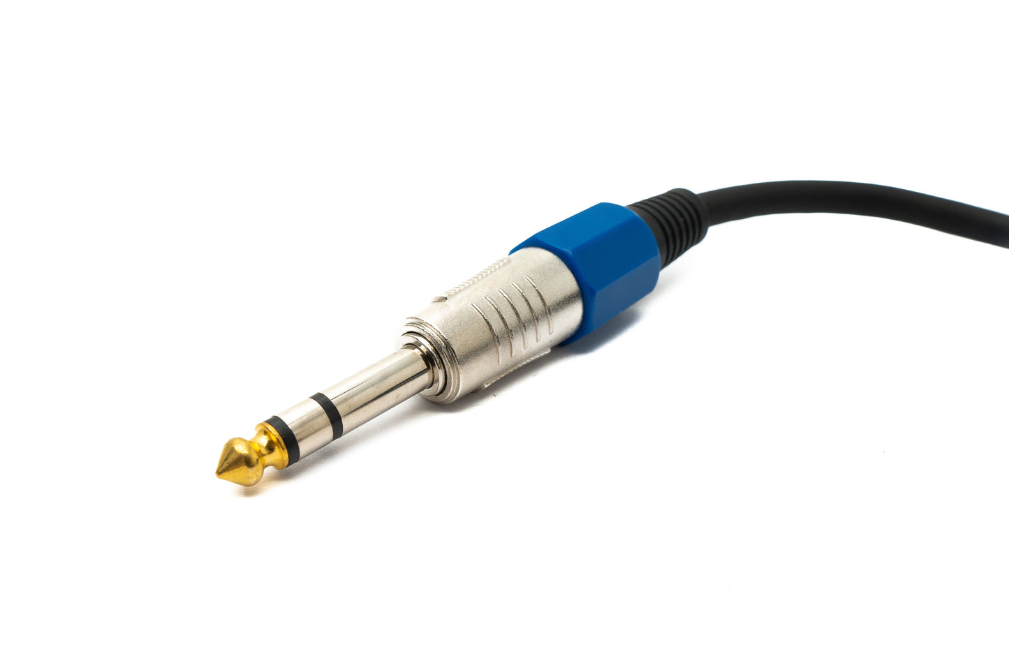 SYSTEM-S Audio Kabel 100 cm 6.35 mm Klinke Stecker zu XLR Stecker in Schwarz