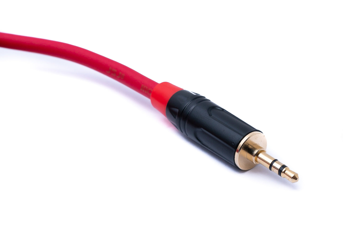 SYSTEM-S Audio Kabel 3 m 3.5 mm Klinke Stecker zu XLR Buchse in Rot