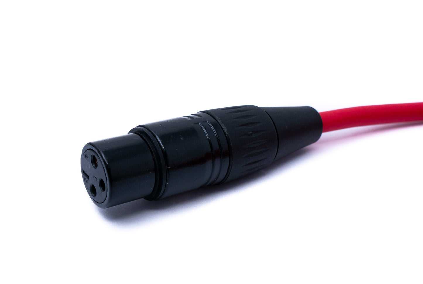SYSTEM-S Audio Kabel 3 m 3.5 mm Klinke Stecker zu XLR Buchse in Rot