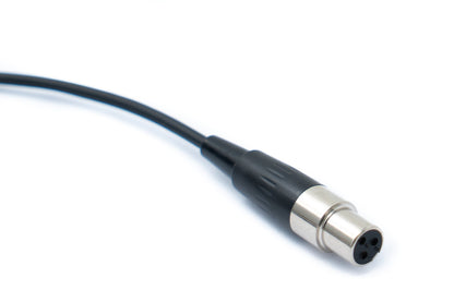 SYSTEM-S Audio Kabel 150 cm Mini XLR 3 polig Buchse zu XLR 3 polig Buchse Schwarz