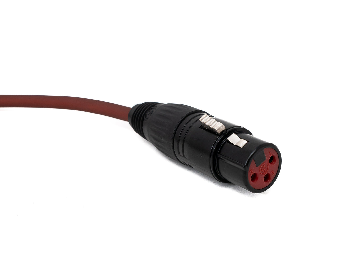 SYSTEM-S Cinch RCA cable 5 m plug to XLR 3-pin socket in red
