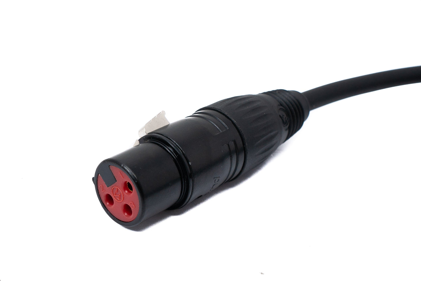 SYSTEM-S Audio Kabel 100 cm XLR 3 polig Buchse zu Buchse in Schwarz